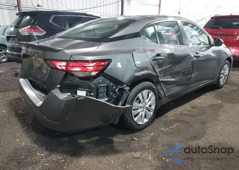 2025 Nissan Sentra S из США, поврежденный, VIN 3N1AB8BV0SY268788